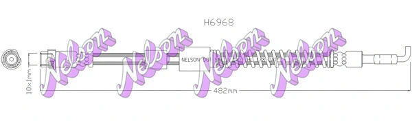 Brake Hose (H6968)