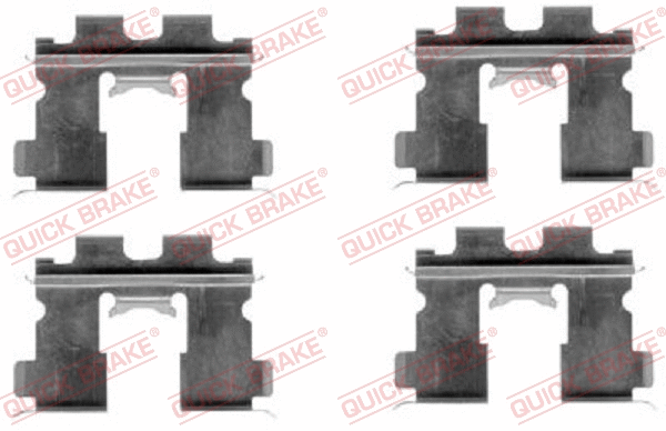 Accessory Kit, disc brake pad (109-1163)