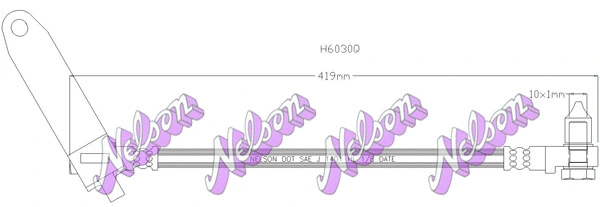 Brake Hose (H6030Q)