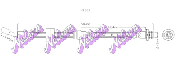 Brake Hose (H4891)