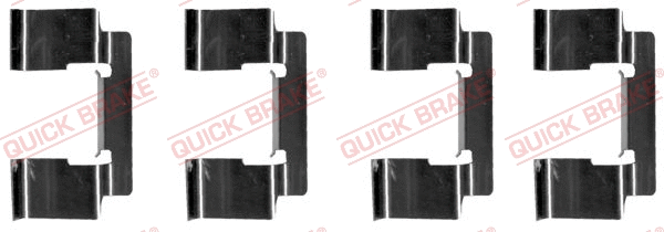 Accessory Kit, disc brake pad (109-1235)