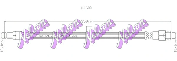 Brake Hose (H4600)