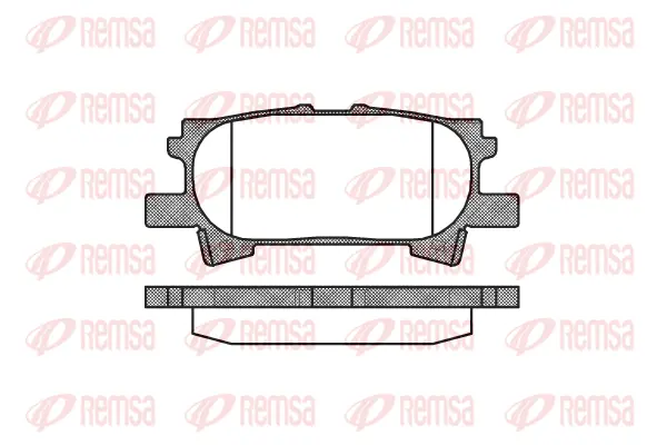 Brake Pad Set, disc brake (1040 00)