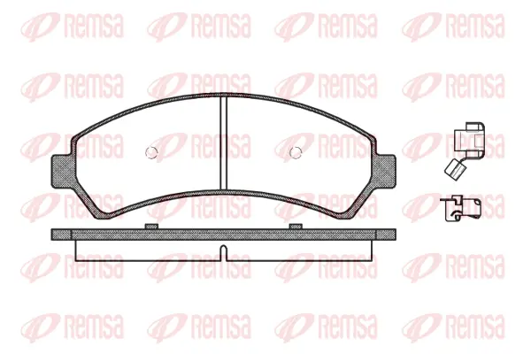 Brake Pad Set, disc brake (0688 00)