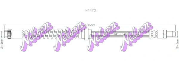Brake Hose (H4473)