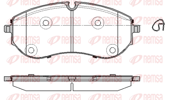Brake Pad Set, disc brake (1857 00)