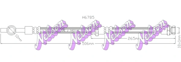 Brake Hose (H6785)
