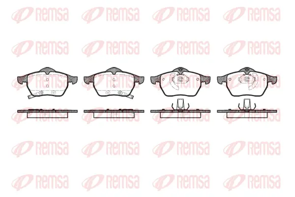 Brake Pad Set, disc brake (0390 32)
