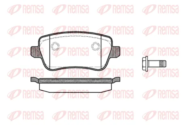 Brake Pad Set, disc brake (1178 00)