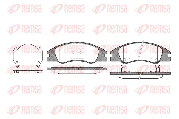 Brake Pad Set, disc brake (1134 02)