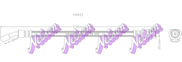 Brake Hose (H4221)