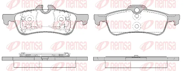 Brake Pad Set, disc brake (0862 20)