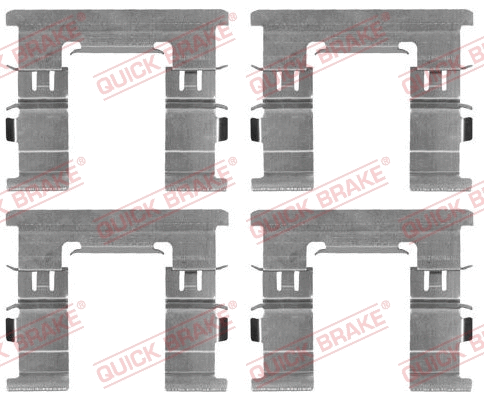 Accessory Kit, disc brake pad (109-1869)