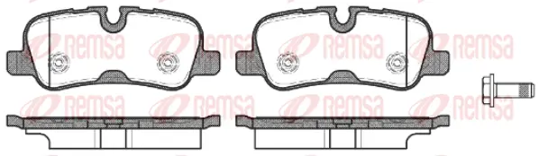 Brake Pad Set, disc brake (1159 10)