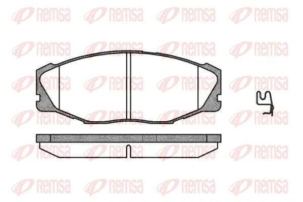 Brake Pad Set, disc brake (0443 04)