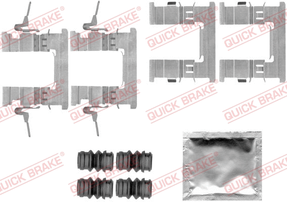 Accessory Kit, disc brake pad (109-1842)