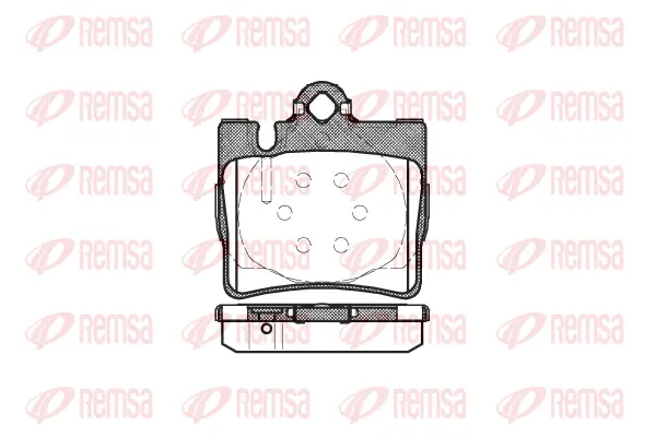 Brake Pad Set, disc brake (0770 00)