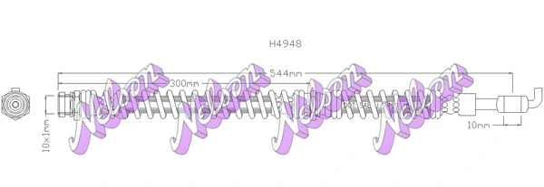Brake Hose (H4950)