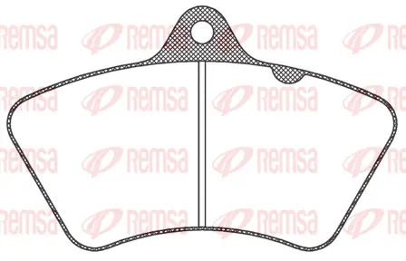 Brake Pad Set, disc brake (JCA826.20)