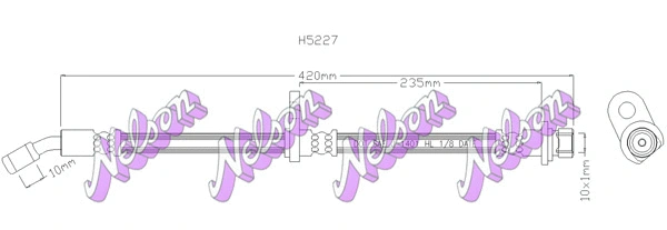 Brake Hose (H5227)