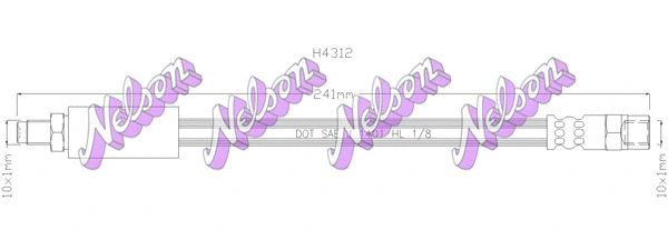 Brake Hose (H4312)