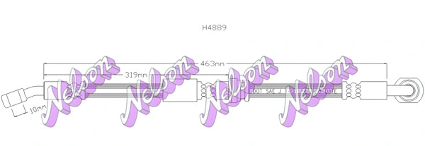 Brake Hose (H4889)