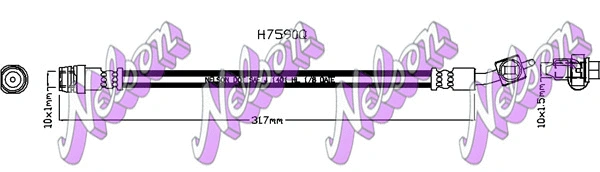 Brake Hose (H7590Q)