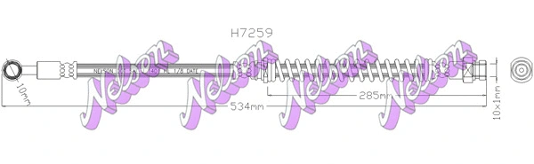 Brake Hose (H7259)