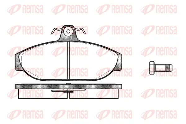 Brake Pad Set, disc brake (0156 00)