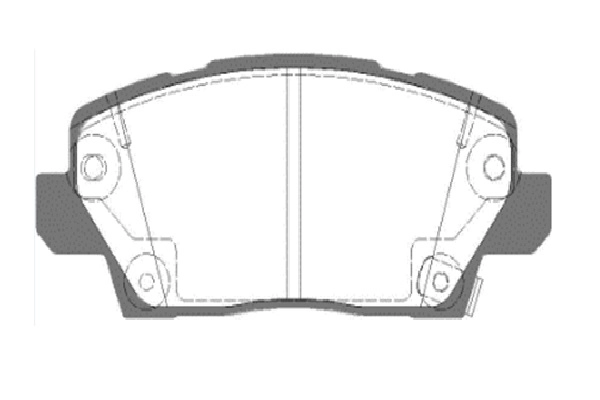 Brake Pad Set, disc brake (1995 02)