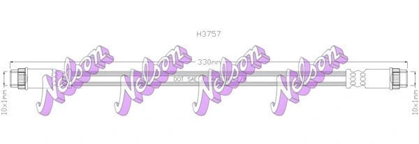 Brake Hose (H3757)