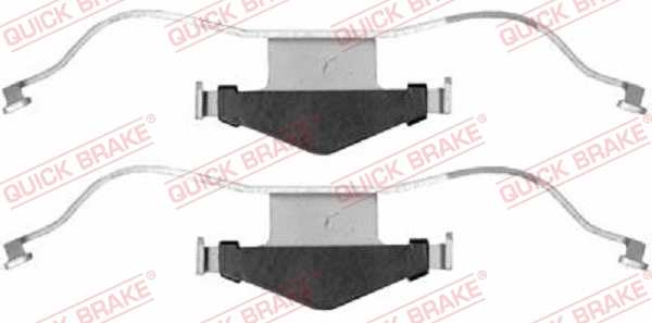Accessory Kit, disc brake pad (109-1659)