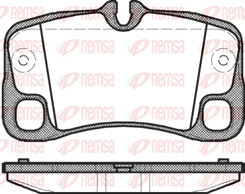Brake Pad Set, disc brake (1369 00)