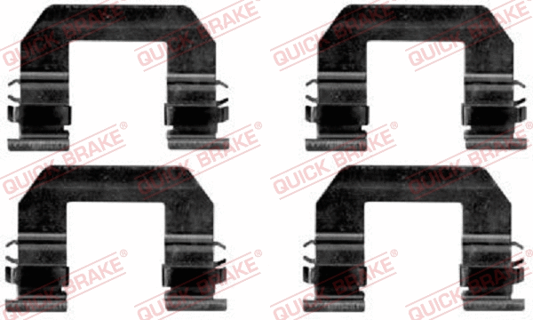 Accessory Kit, disc brake pad (109-1693)