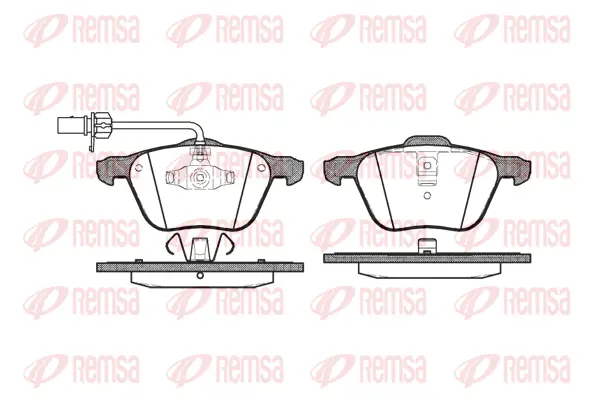 Brake Pad Set, disc brake (0836 02)