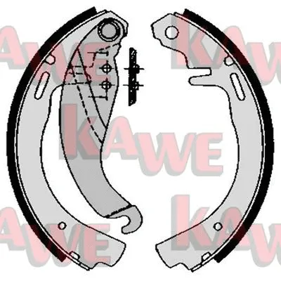 Brake Shoe Set (02490)