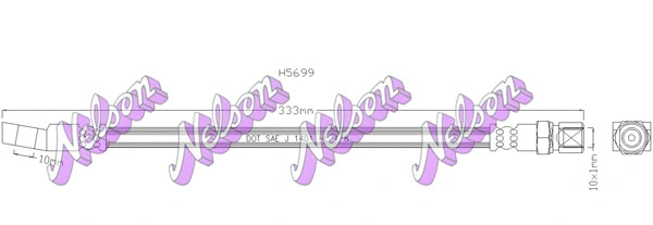 Brake Hose (H5699)