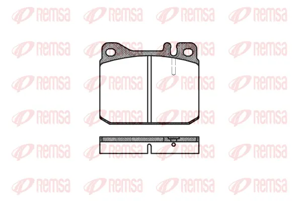 Brake Pad Set, disc brake (0010 20)