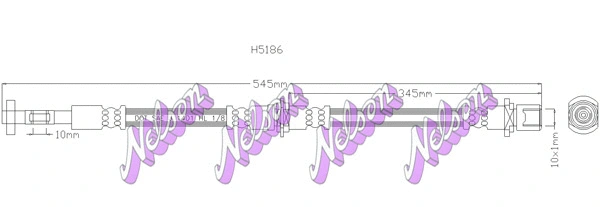 Brake Hose (H5186)