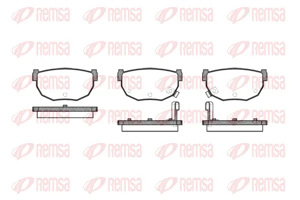 Brake Pad Set, disc brake (0151 22)
