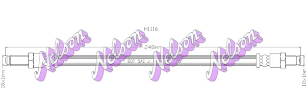 Brake Hose (H1116)