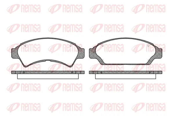 Brake Pad Set, disc brake (0642 00)