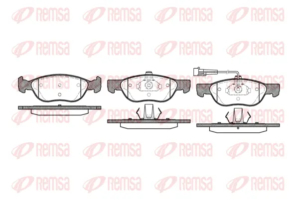 Brake Pad Set, disc brake (0587 11)