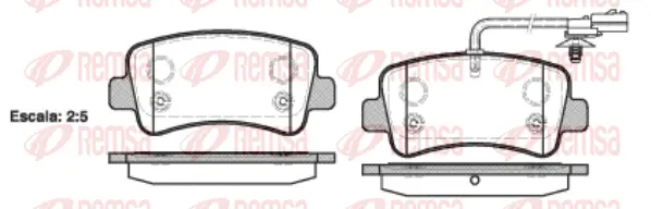Brake Pad Set, disc brake (1439 01)