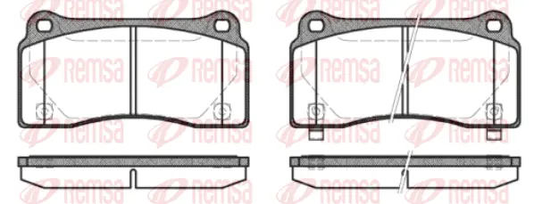 Brake Pad Set, disc brake (0983 30)