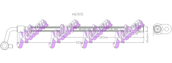 Brake Hose (H6915)