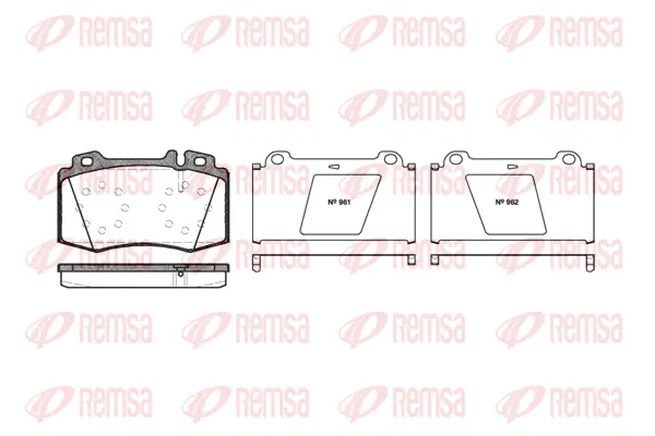 Brake Pad Set, disc brake (0769 00)