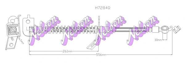Brake Hose (H7284Q)