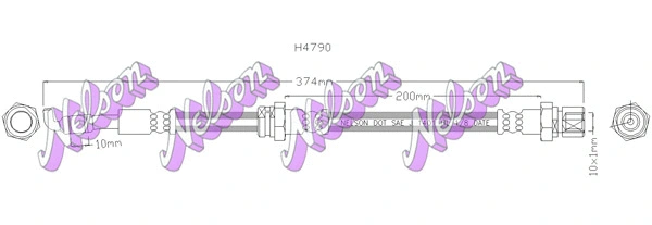 Brake Hose (H4790)