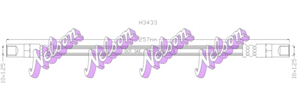 Brake Hose (H3433)